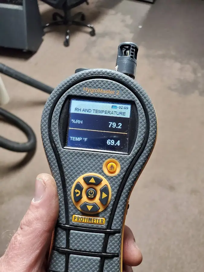 Moisture meter humidity assessment for Mold Remediation & Removal in Garfield Heights