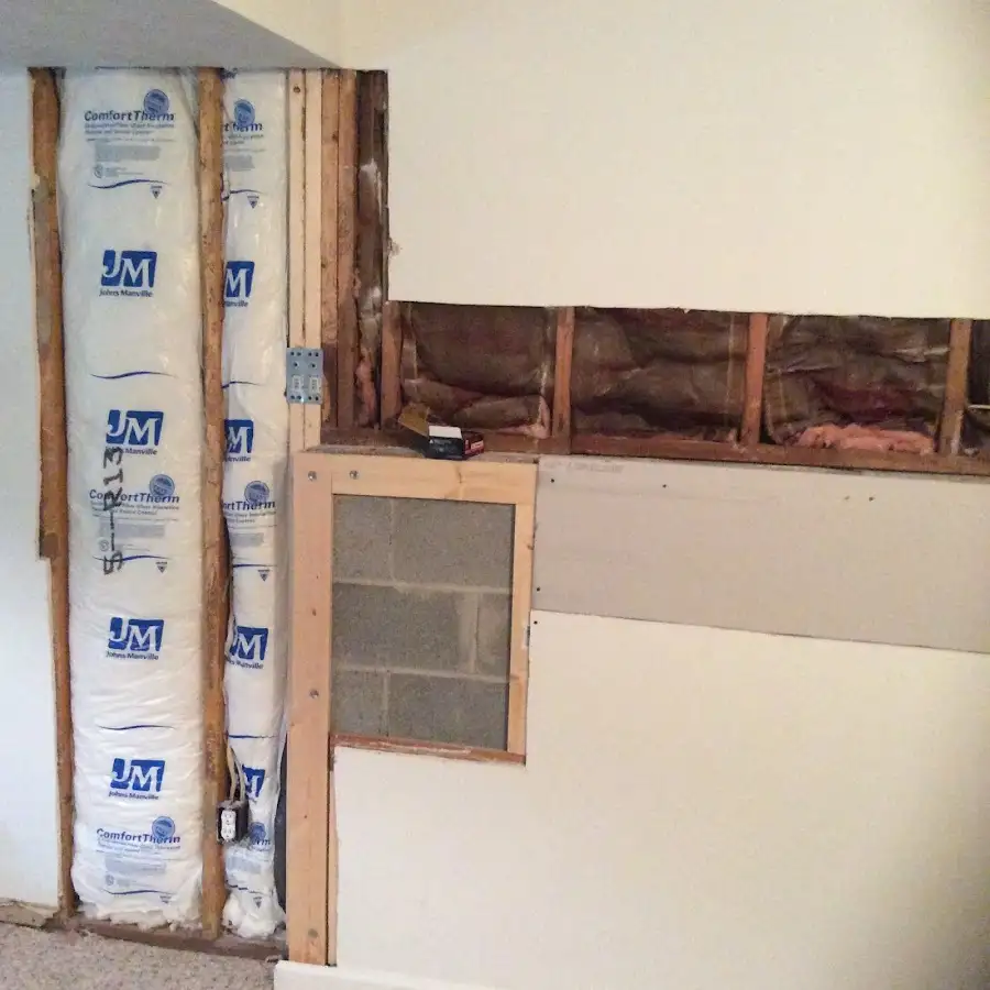 Wall insulation replacement during Contents Cleaning & Restoration in Garfield Heights